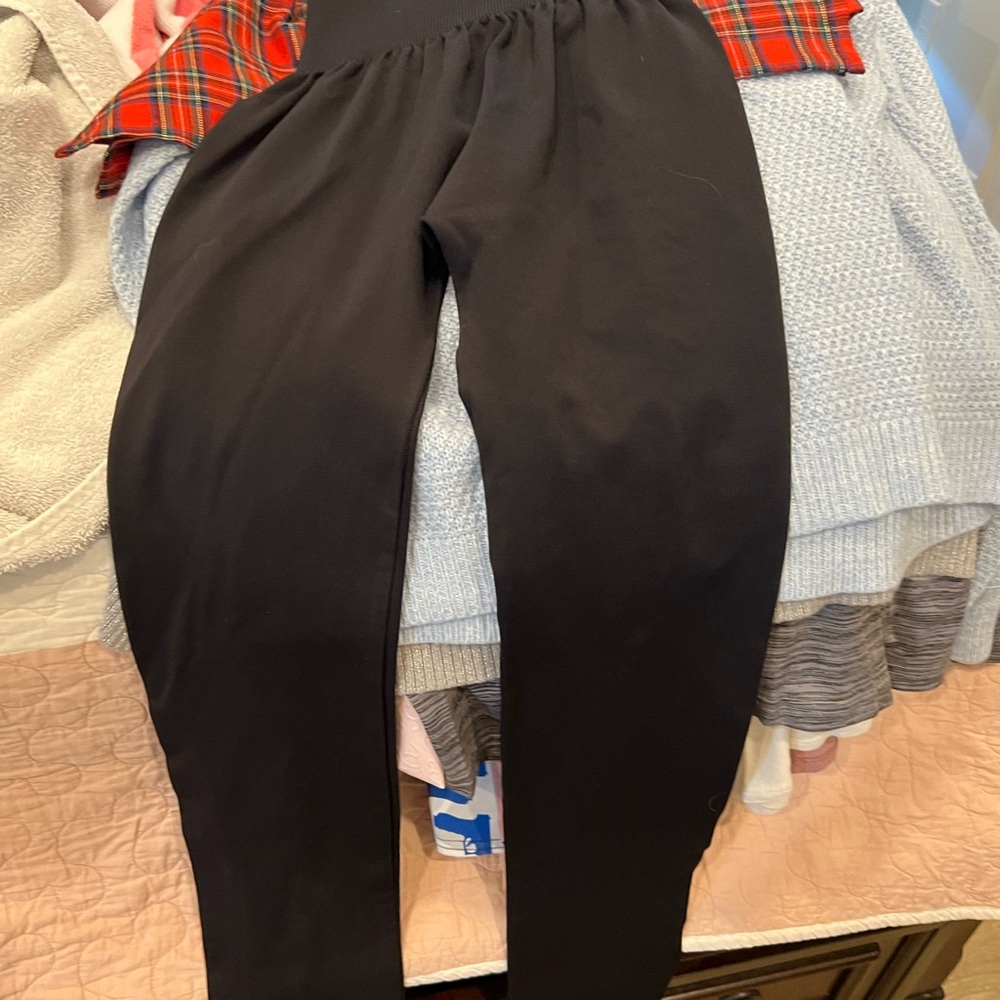 Niki biki black leggings one size. Nice thickness